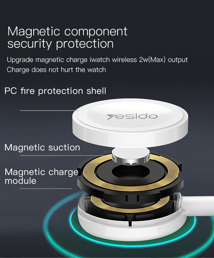 CA70 Watch Wireless Charging Dock Details