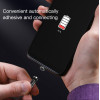 CA68 Detachable 3A 360 Rotation 3 In 1 Magnetic Type Micro Lightning Fast  Charger Phone Data Cable