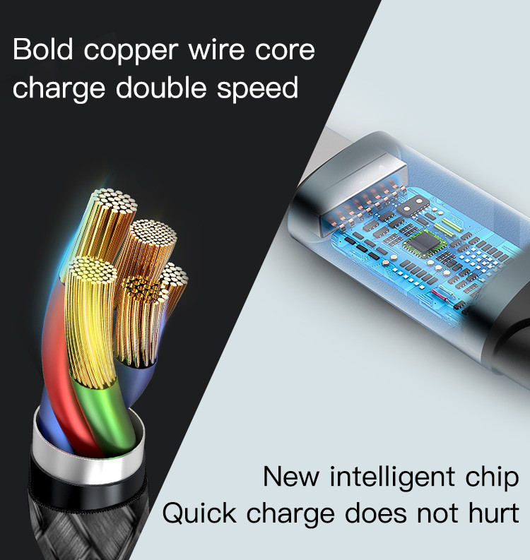 CA65 Type-C To Lightning Data Cable Details