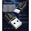 CA57 Hot sale 1.2 meter 18W Nylon Braided USB To Type-C/Lightning/Micro Data Cable