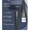 CA50 Factory Nylon Braided 2M USB To Lightning/Micro/Type-C Charging Cable Mobile Phone Data Cable