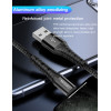 CA50 Factory Nylon Braided 2M USB To Lightning/Micro/Type-C Charging Cable Mobile Phone Data Cable