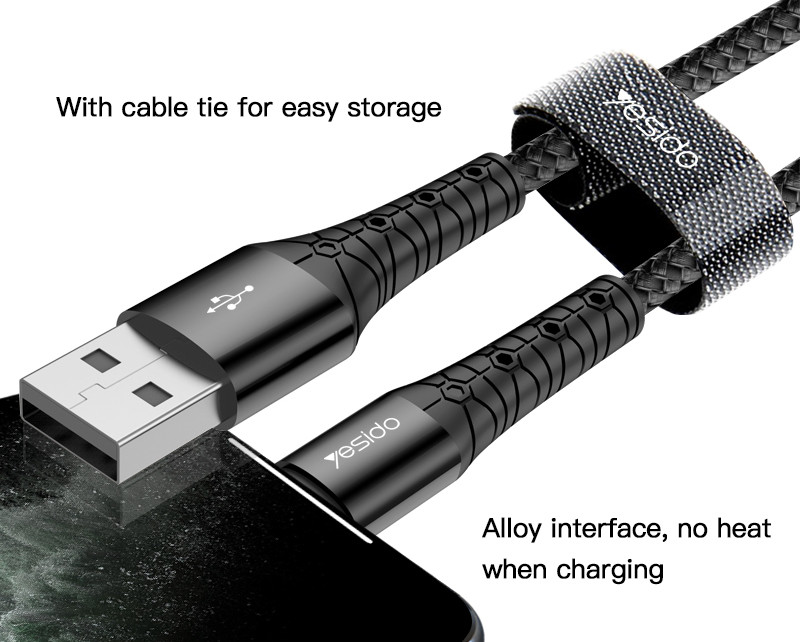 CA50 USB To Lightning/Micro/Type-C Data Cable Details
