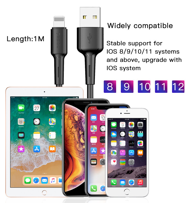 CA42 USB To Lightning/Micro/Type-C Data Cable Details