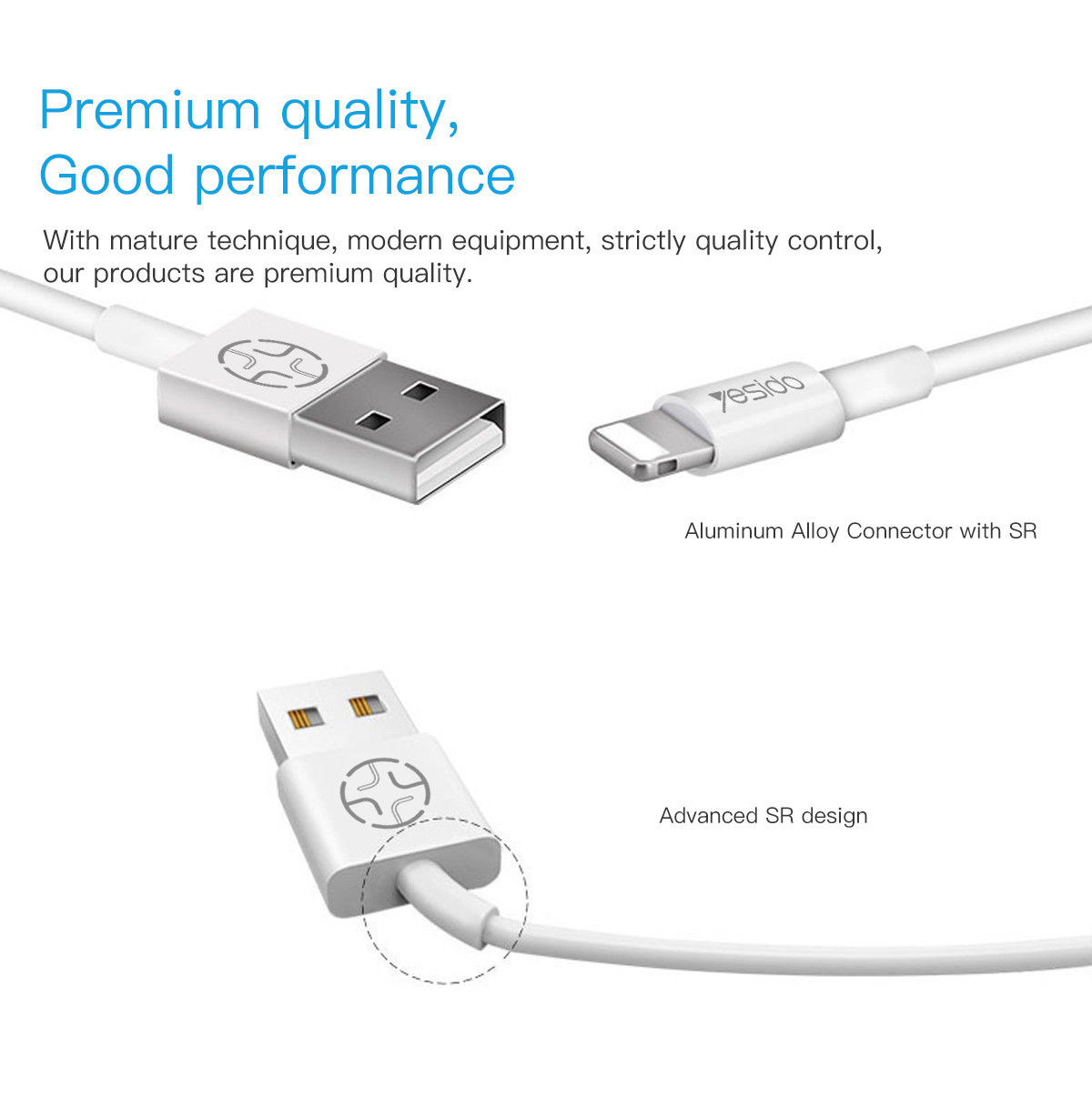 CA22 USB To Lightning/Micro/Type-C Data Cable Details