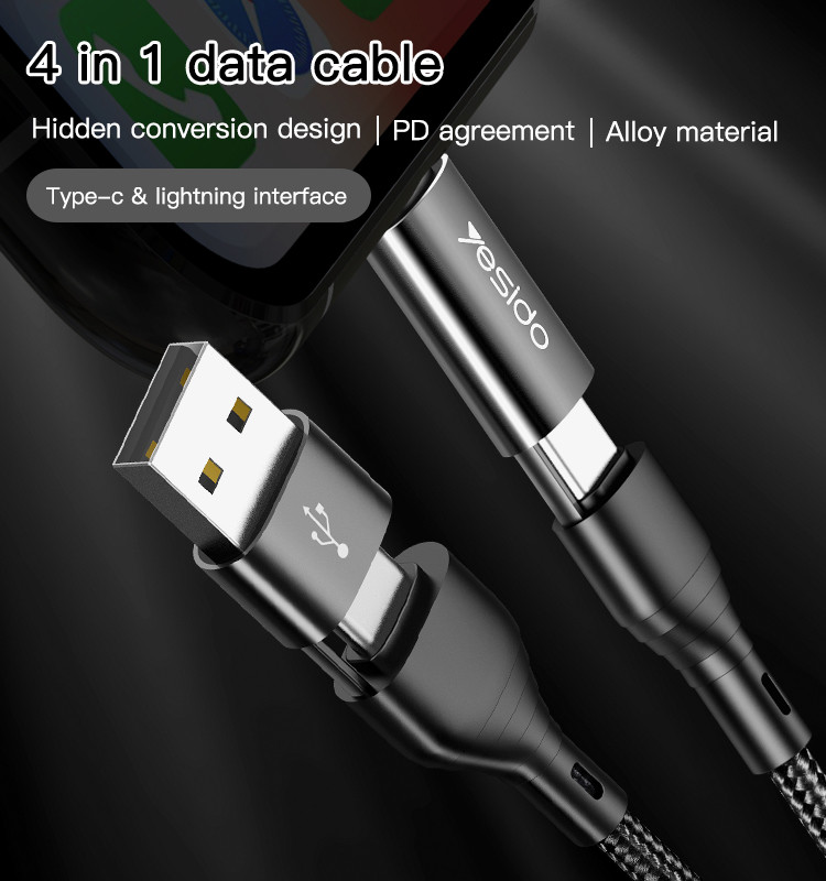 CA59 4 IN 1 Fast Charging Data Cable
