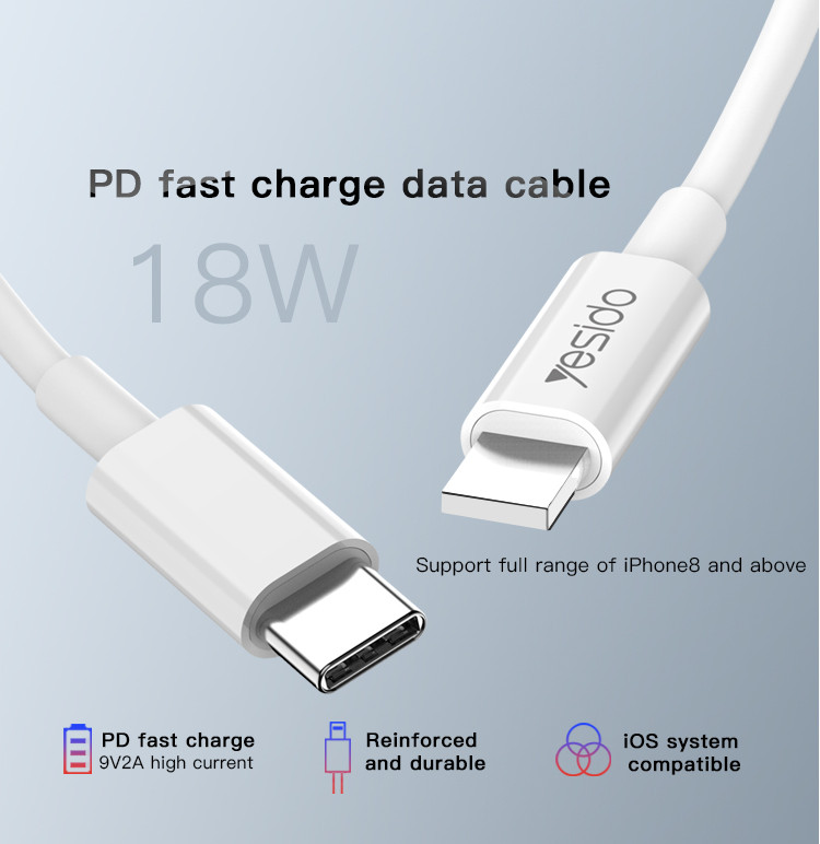 CA49 Type-C To Lightning Data Cable