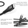 CA48 Nylon Braided 8pin to Type-C Phone Data Cable Fast Charging 20w Type-C PD Cable Line For iPhone
