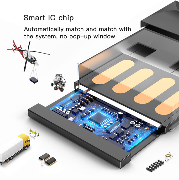 CA44 3 in 1 USB To Micro Type-C Lightning Data Cable Details