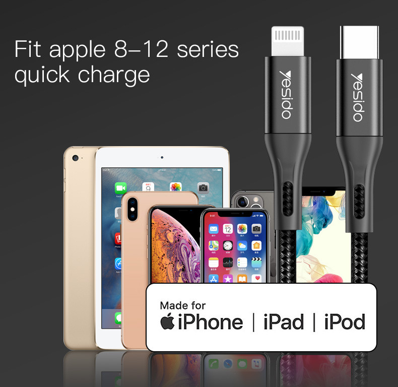 CM11 Type-C To Lightning Data Cable Details