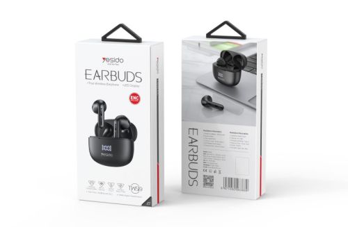 TWS19 Bluetooth5.3 with Microphone and Touch Control Ultra-Light Wireless Bluetooth Earphone