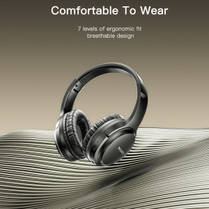 EP04 Over Ear Handfree Stereo Wireless with Mic High Fidelity Stereo Studio Headphone