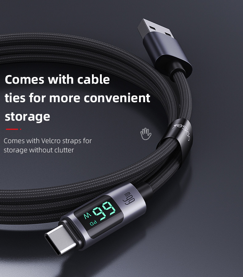 CA122C 66W USB To Type-C Data Cable Details