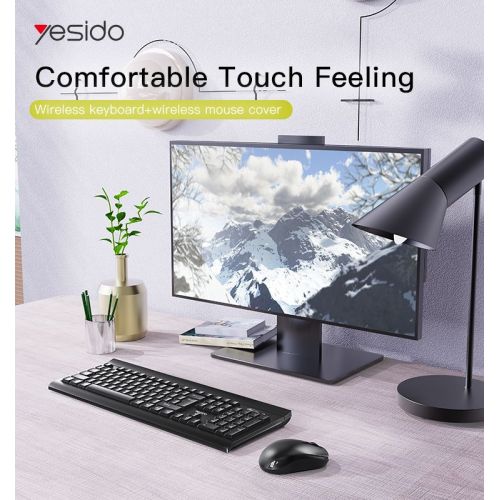 KB12 Customizable Wireless Keyboard And Mouse set Ergonomics Smart Chip Mute Keyboard Mouse Combo
