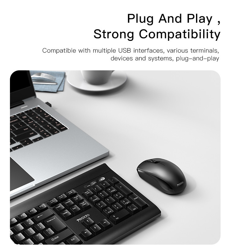 KB12 2.4G Wireless Keyboard & Mouse Set Details