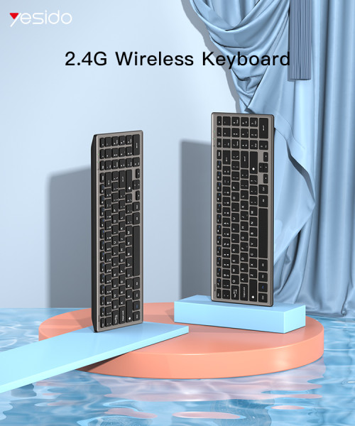 KB10 2.4G Wireless Connected Instrument Sensitive Keyboard For Computer
