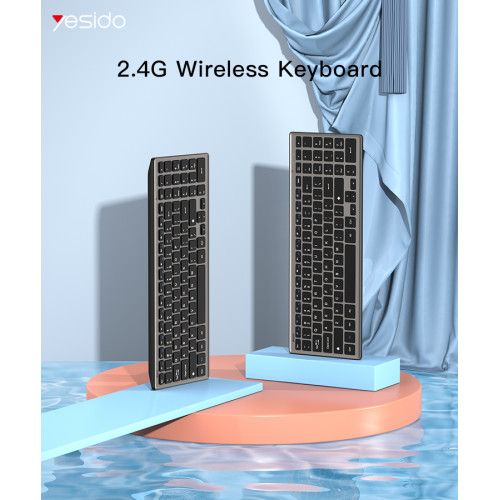 KB10 2.4G Wireless Connected Instrument Sensitive Keyboard For Computer
