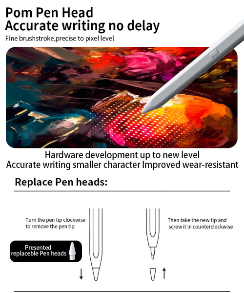 ST11 IPad Active Stylus Pen | Aluminum iPad Productivity Touch Capacitive Pen For Ipad