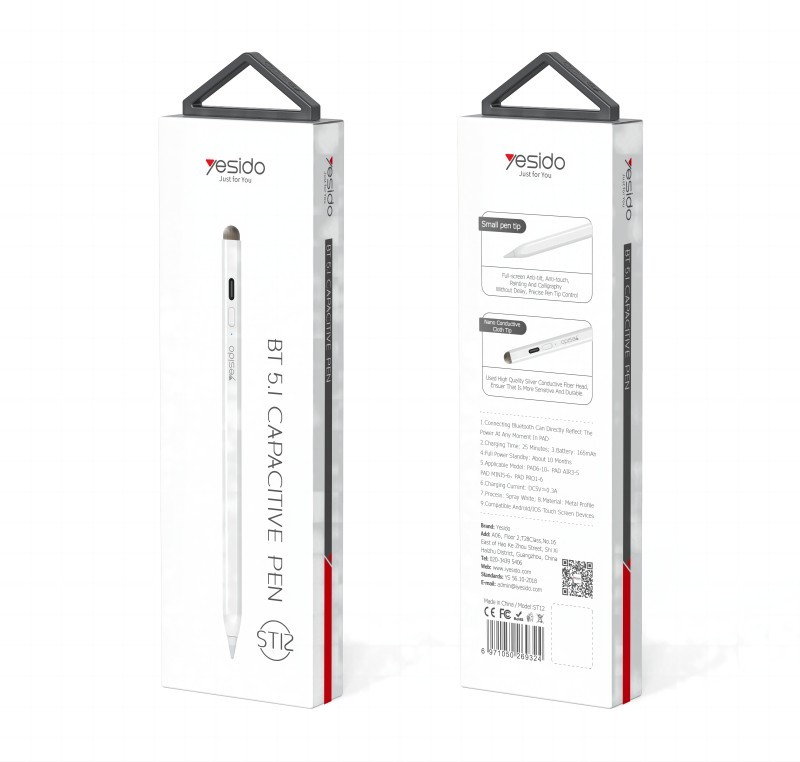 Yesido ST12 Active Stylus Pen Packaging