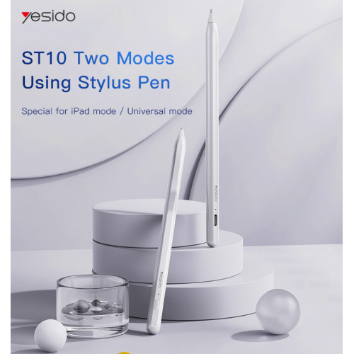 ST10 IPad Active Stylus Pen Aluminum iPad Productivity Touch Capacitive Pen For Ipad