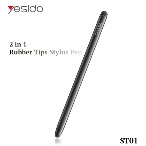 ST01 2 In 1 Capacitive Active Tablet Smart Pressure Touch Screen Stylus Pen For IPad Laptop