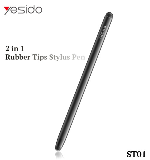 ST01 2 In 1 Capacitive Active Tablet Smart Pressure Touch Screen Stylus Pen For IPad Laptop
