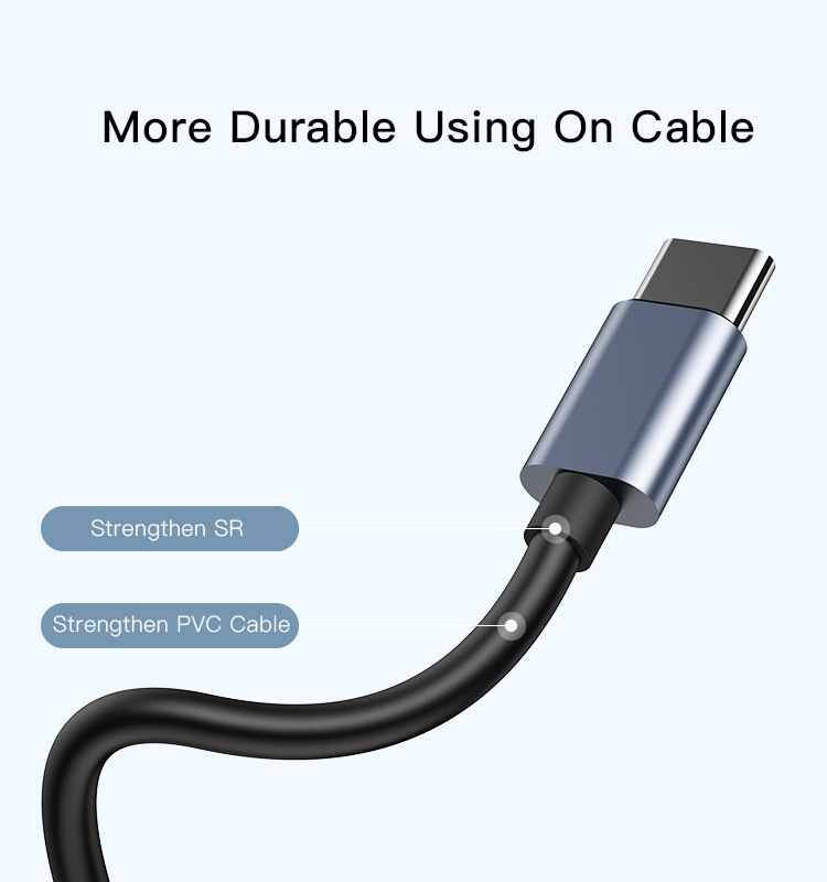 HB13 4 in 1 Type-C to 4 USB Hub Adapter Details