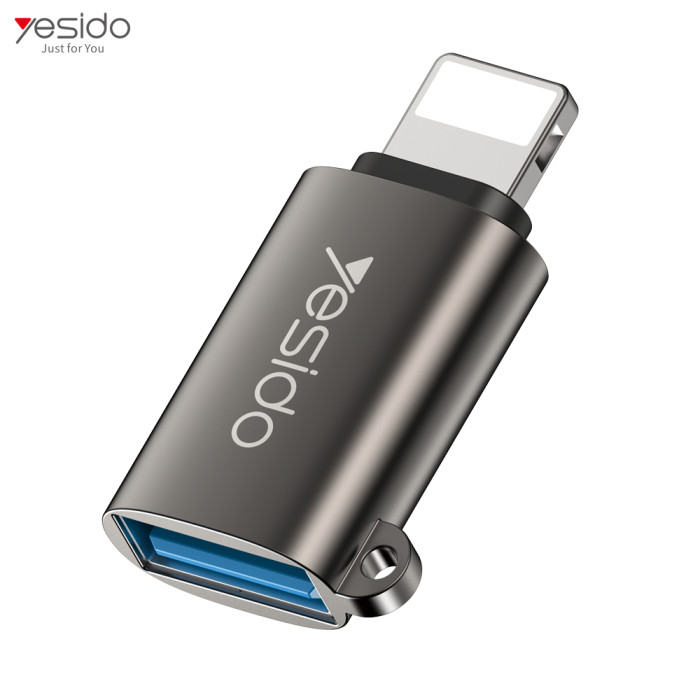 GS14 Original Chips Aluminum Alloy Shell For Lightning To USB OTG Adapter