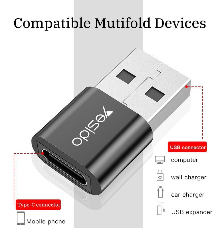 GS09 USB To Type-C OTG Adapter Details