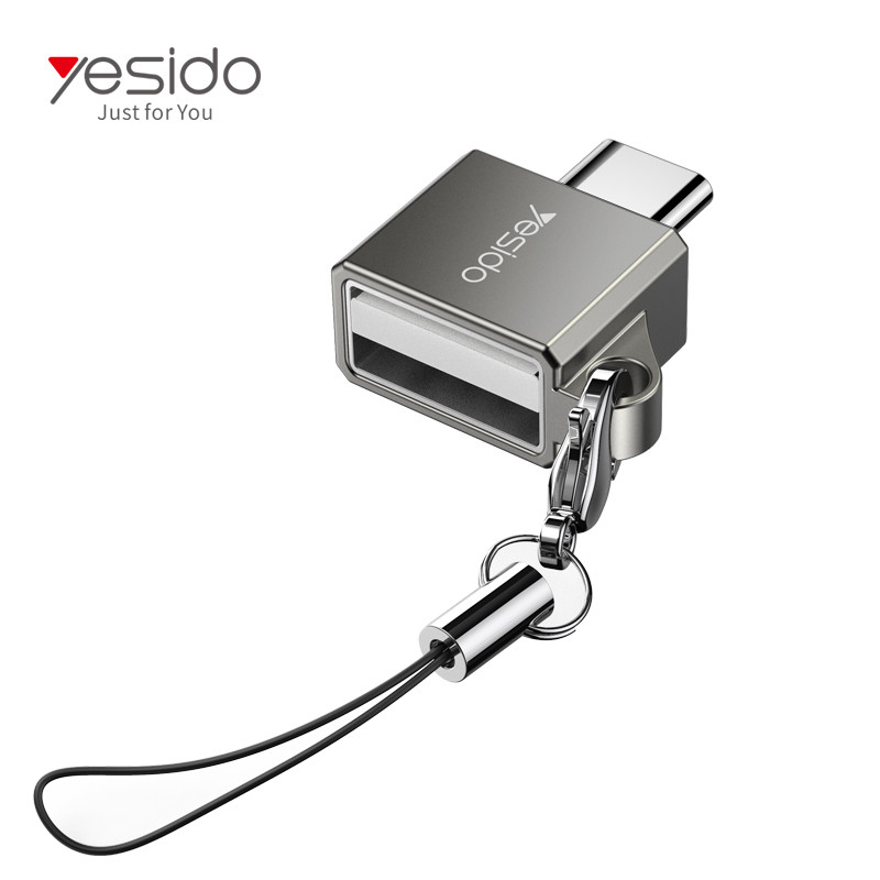 GS08 Mini Aluminum Alloy USB Type-C U-disk Card Reader Mouse Convert ...