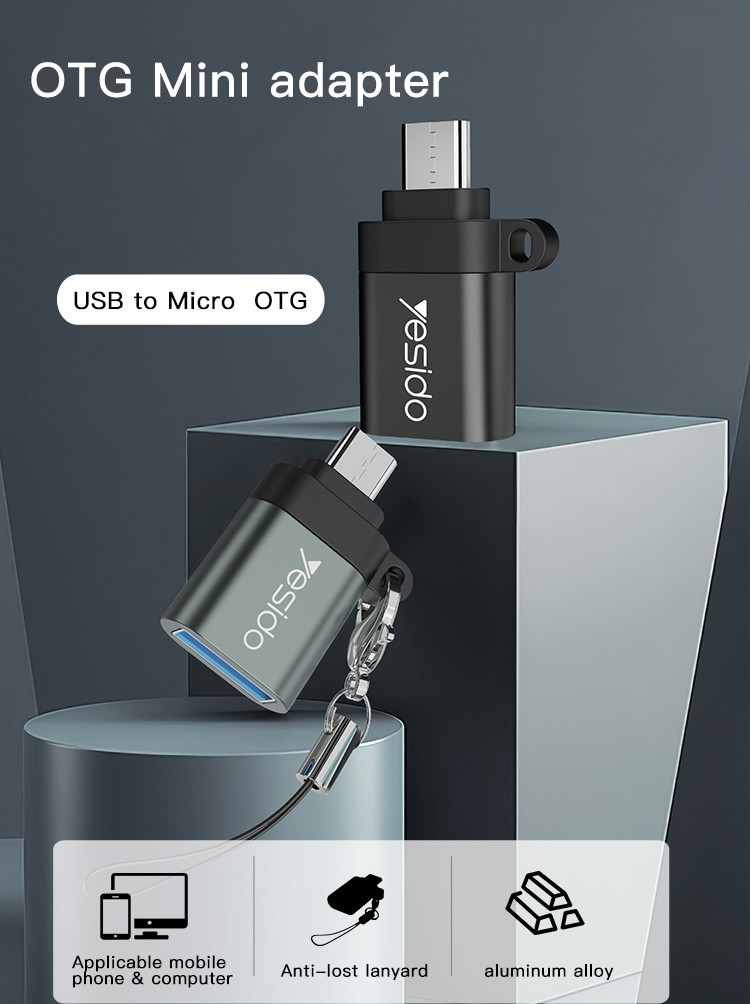 GS07 Micro to USB-A OTG Adapter