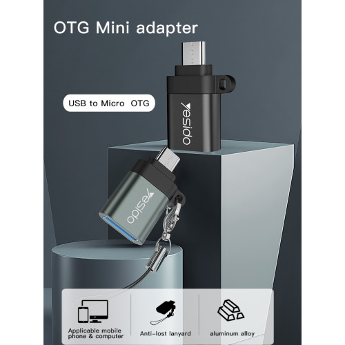 GS07 Mini Function For Mobile Phone Convertor Micro Card Reader OTG Adapter