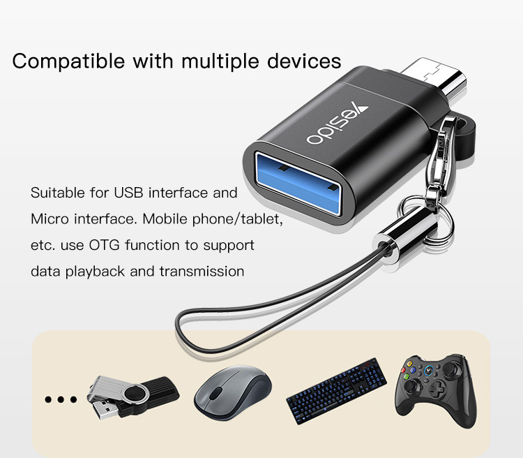 GS07 Micro to USB-A OTG Adapter Details