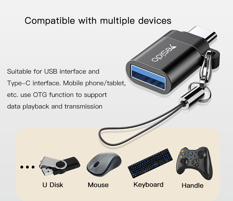 GS06 Type-C To USB-A OTG Adapter Details