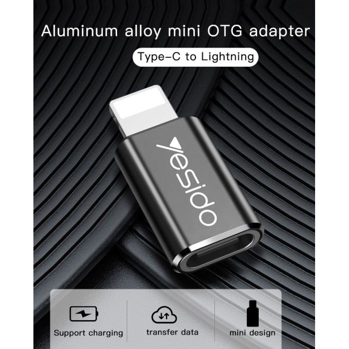 GS03 For IPhone Using Adpater For Lightning To Type-C Data Transmit OTG Adapter