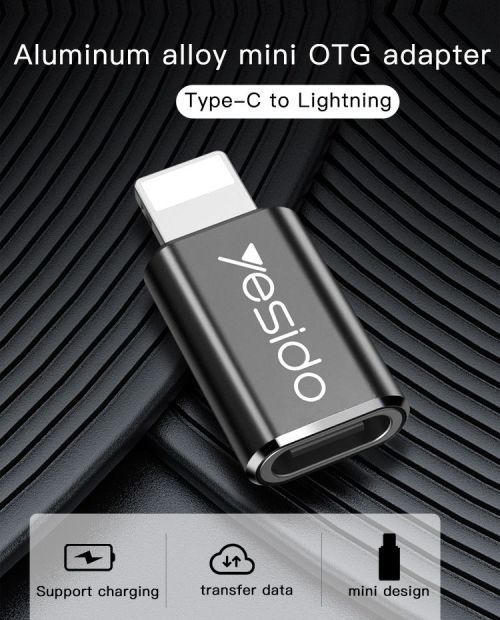 GS03 For IPhone Using Adpater For Lightning To Type-C Data Transmit OTG Adapter