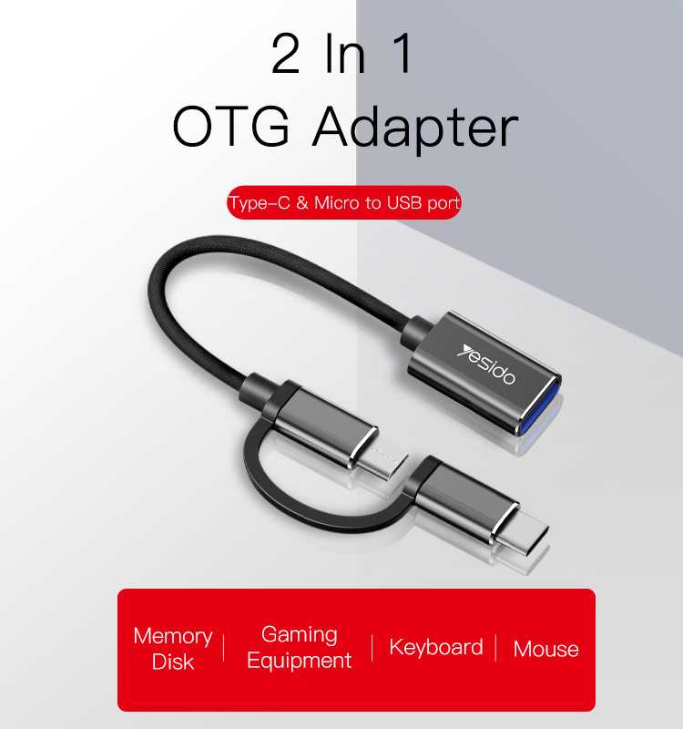 GS02 Type-C/Micro TO USB OTG Adapter