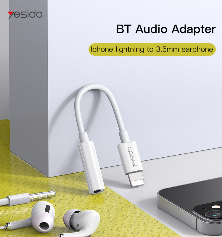YAU31 Lightning To 3.5 mm Audio Adapter