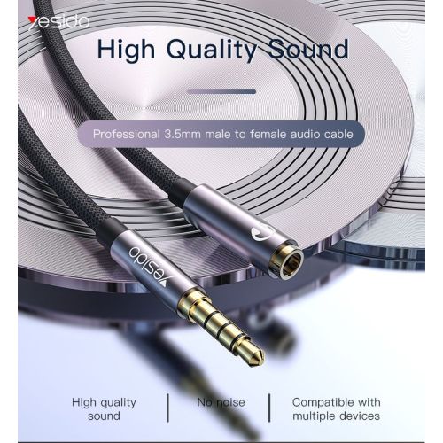 YAU26 YESIDO Audio Extended Cable 3.5mm AUX Audio Cable