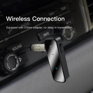 YAU25 Mini Wireless Receiver To 3.5mm AUX Audio Transmitter Adapter