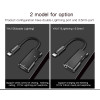 YAU12 2 in 1 Audio Adapter Convert For Lightning To Lightning Music And Charging Splitter Adapter