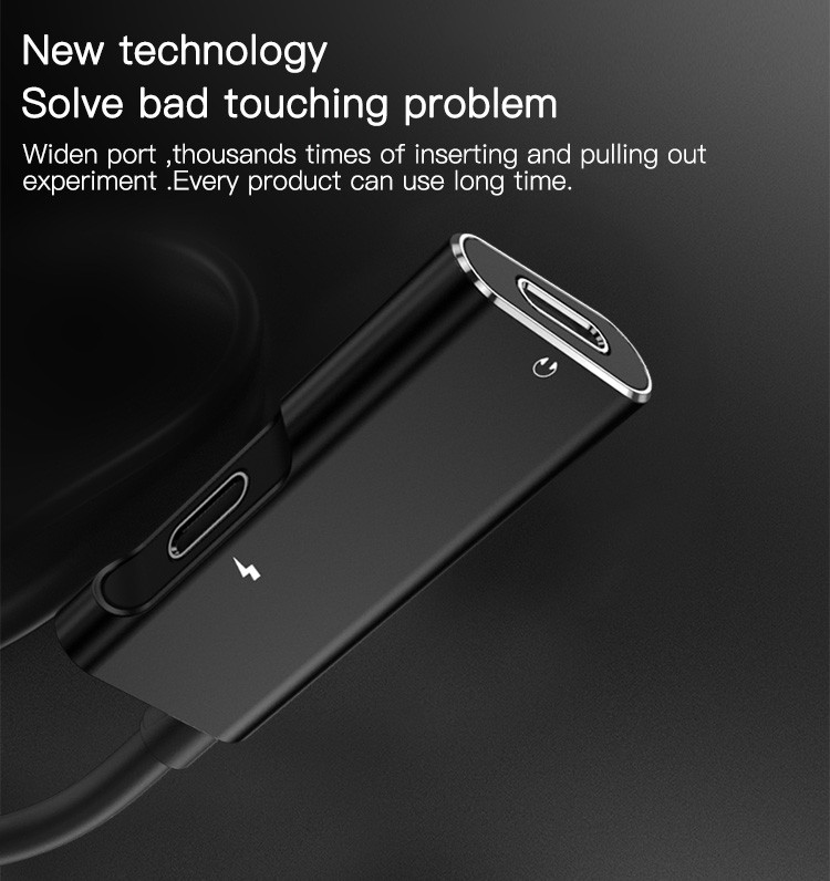 YAU12 2 in 1 Lightning To Lightning Audio Adapter Details