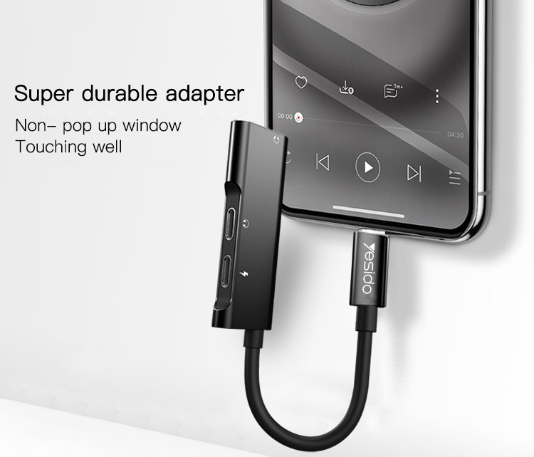 YAU13 3 in 1 Lightning Audio Adapter Details