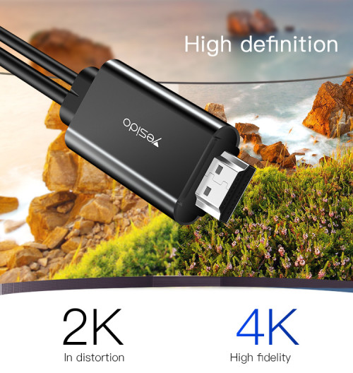 HM03 USB Charging 1080P 4K 30HZ Type-C To HDMI Cable Adapter