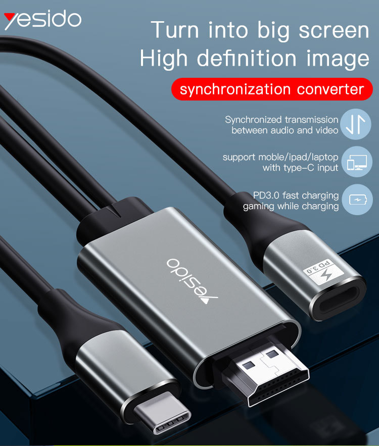 HM01 Type-C To HDMI Video Cable