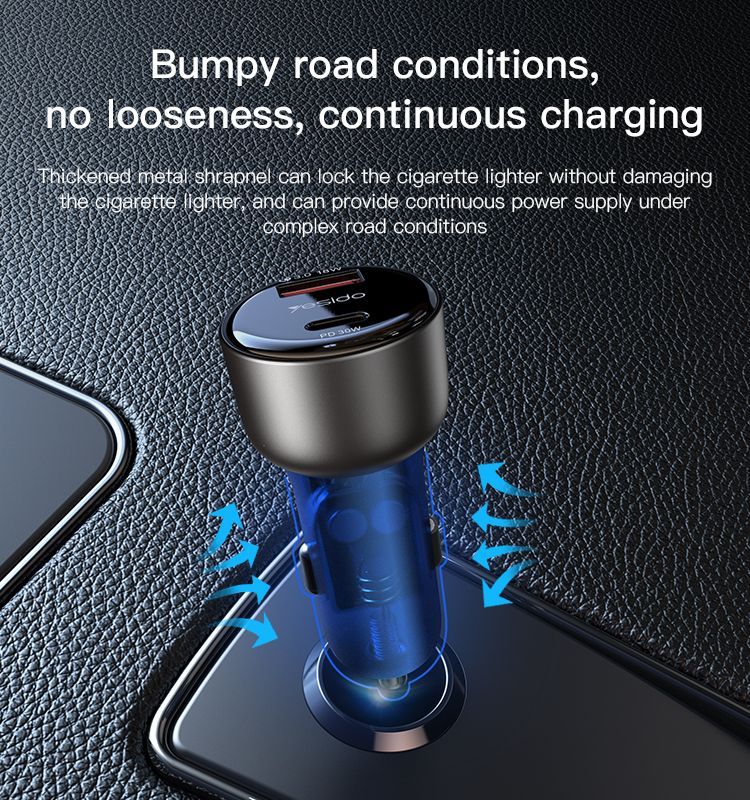 Y52 48W 2Ports Fast Charging Car Charger Details