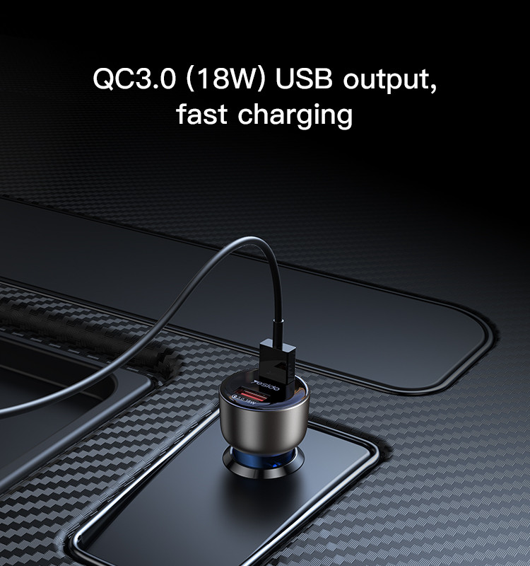 Y51 36W 2 Ports Fast Charging Car Charger Details