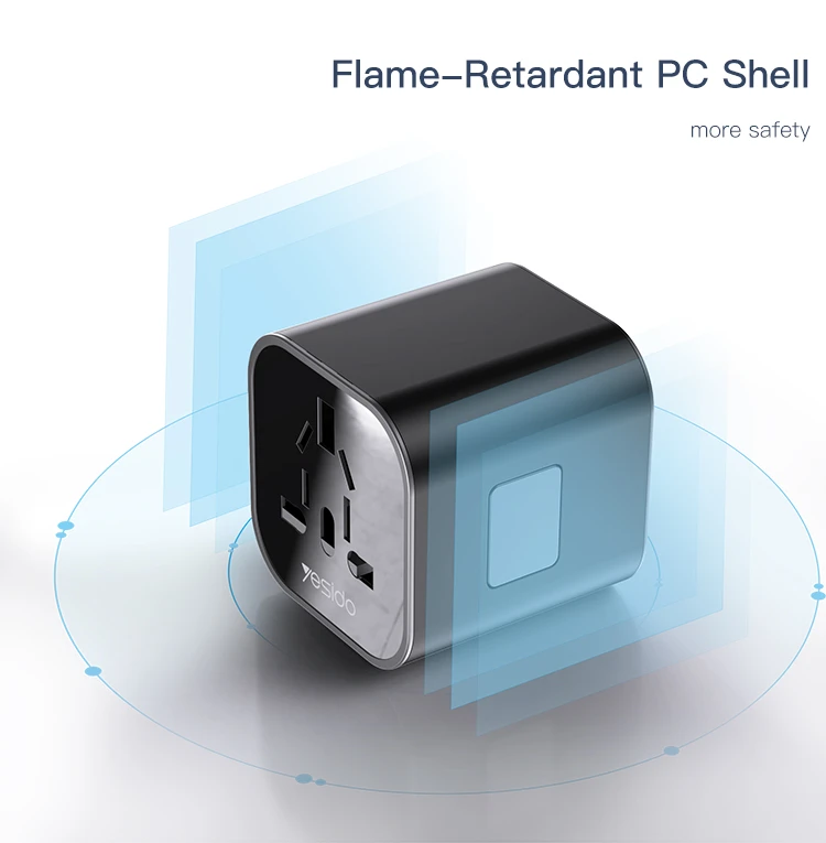 MC09 Universal Charger Plug Adapter Details