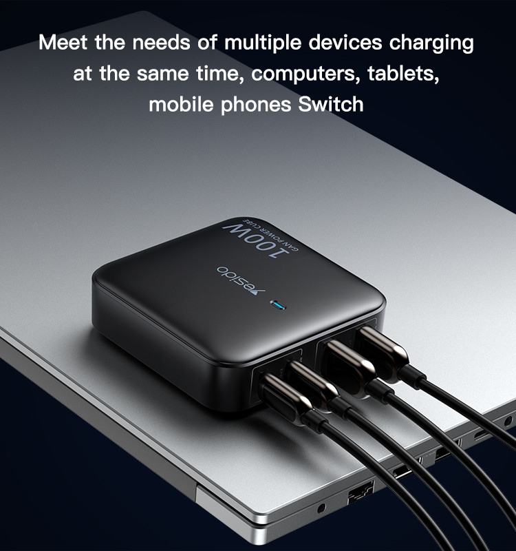 YC41 100W GaN Fast Charging Charger Details