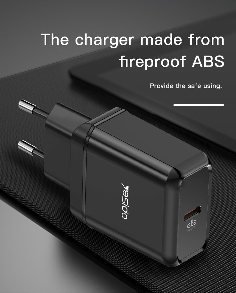 YC29 25W Type-C Port Fast Charging Charger Details